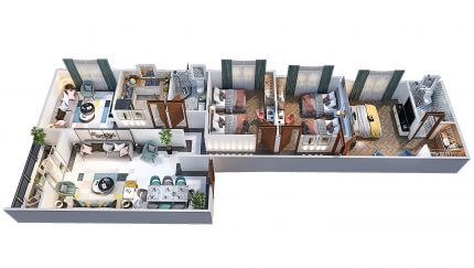 شقة 200 م فى بيت الوطن التجمع الخامس القاهرة الجديدة