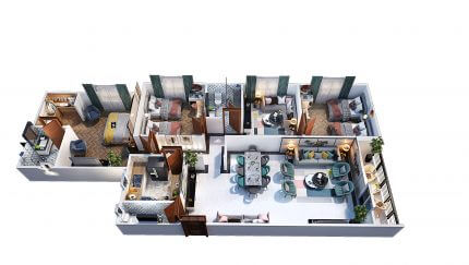 شقة 200 م فى بيت الوطن التجمع الخامس القاهرة الجديدة